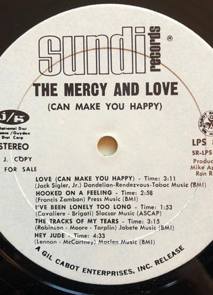 Mercy (4) : Love (Can Make You Happy) (LP, Album, Promo)