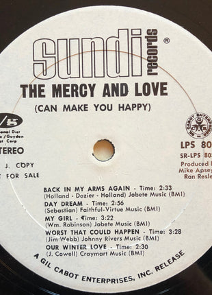 Mercy (4) : Love (Can Make You Happy) (LP, Album, Promo)