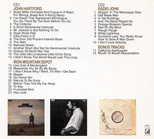 John Hartford : John Hartford / Iron Mountain Depot / Radio John (2xCD, Album, Comp)