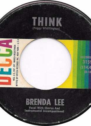 Brenda Lee : The Waiting Game (7", Single, Pin)