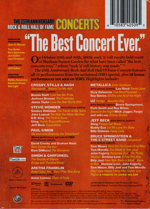 Various : The 25th Anniversary Rock & Roll Hall Of Fame Concerts (3xDVD-V)