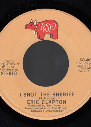 Eric Clapton : I Shot The Sheriff / Give Me Strength (7", Single, Spe)