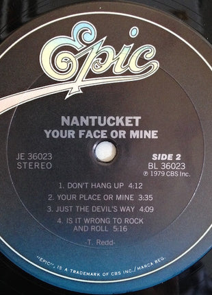 Nantucket : Your Face Or Mine? (LP, Album, Pit)
