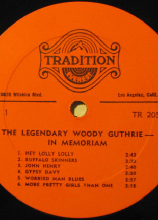 Woody Guthrie : In Memoriam (LP, Comp)