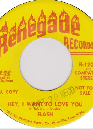 Flash (109) : Lollipop / Hey, I Want To Love You (7", Single, Promo)