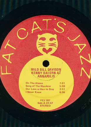 Wild Bill Davison, Kenny Davern : At The King Of France Tavern Annapolis (LP, Album)