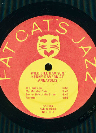 Wild Bill Davison, Kenny Davern : At The King Of France Tavern Annapolis (LP, Album)