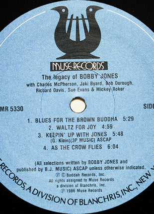 Bobby Jones (2) : The Legacy Of Bobby Jones (LP, Album, RE)