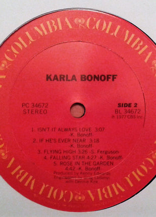 Karla Bonoff : Karla Bonoff (LP, Album, Pit)