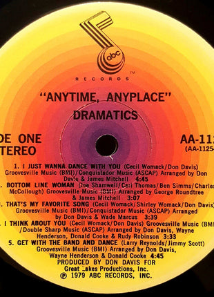 The Dramatics : Any Time Any Place (LP, Album)