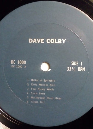 David Colby : David Colby With Mary Caird (12", Album)