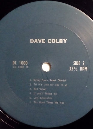 David Colby : David Colby With Mary Caird (12", Album)