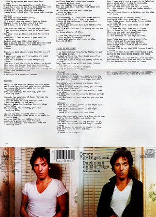 Bruce Springsteen : Darkness On The Edge Of Town (CD, Album, RE)