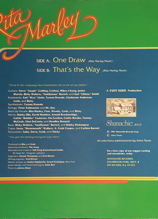 Rita Marley : One Draw (12", Single, EDP)