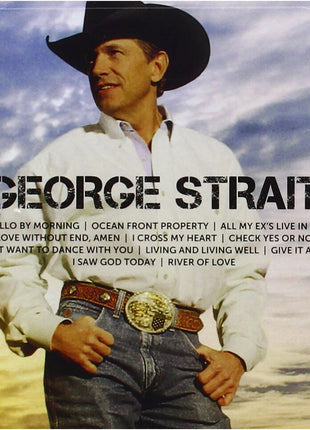 the album cover for George Strait - Icon