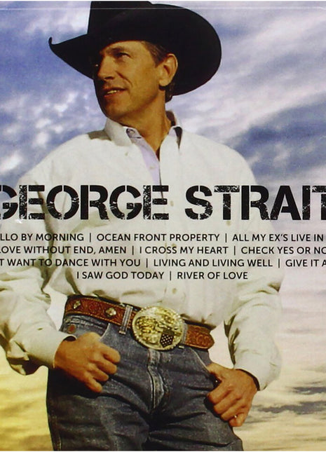 the album cover for George Strait - Icon