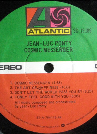 Jean-Luc Ponty : Cosmic Messenger (LP, Album, PR )
