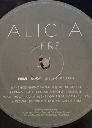 Alicia Keys : Here (LP, Album, gat)