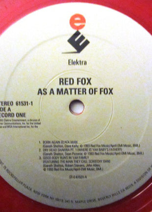 Red Fox (2) : As A Matter Of Fox (2xLP, Album, Red)