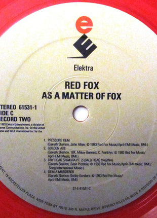 Red Fox (2) : As A Matter Of Fox (2xLP, Album, Red)