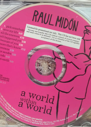 Raul Midón : A World Within A World (CD, Album, Promo)