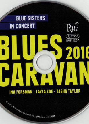 Ina Forsman, Layla Zoe, Tasha Taylor : Blues Caravan 2016 (CD, Album + DVD-V, NTSC)