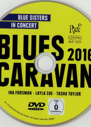 Ina Forsman, Layla Zoe, Tasha Taylor : Blues Caravan 2016 (CD, Album + DVD-V, NTSC)