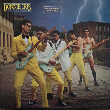 Donnie Iris : Back On The Streets (LP, Album, Pin)
