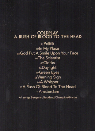 Coldplay : A Rush Of Blood To The Head (CD, Album, RE, Cin)