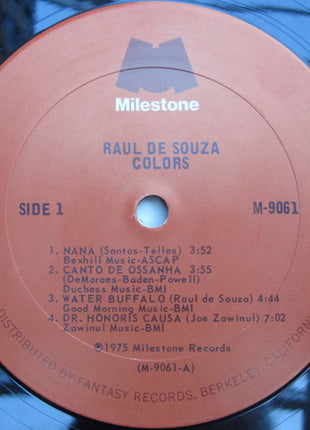 Raul De Souza : Colors (LP, Album, RE, San)