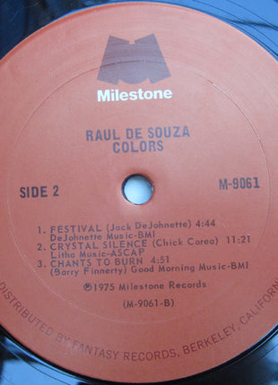 Raul De Souza : Colors (LP, Album, RE, San)
