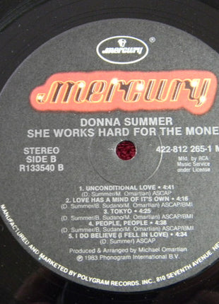 Donna Summer : She Works Hard For The Money (LP, Album, Club)