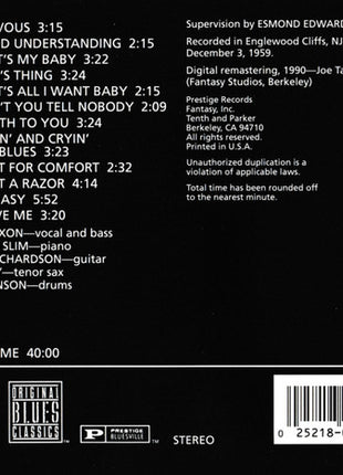 Willie Dixon / Memphis Slim : Willie's Blues (CD, Album, RE, RM)