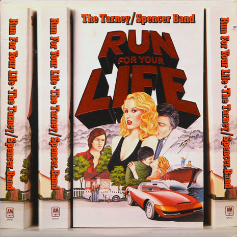 The Tarney/Spencer Band : Run For Your Life (LP, Album, Promo, Red)