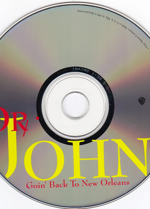 Dr. John : Goin' Back To New Orleans (CD, Album)