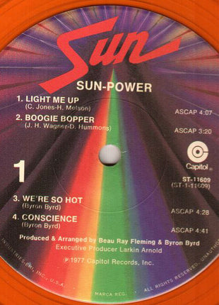 Sun (7) : Sun-Power (LP, Album, Ora)