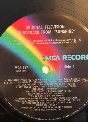 Various : Sunshine (LP, Album)