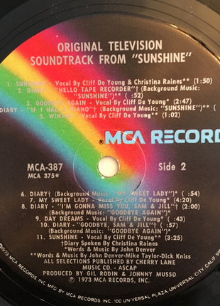 Various : Sunshine (LP, Album)