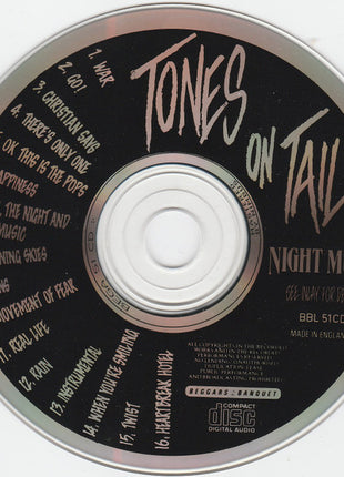 Tones On Tail : Night Music (CD, Comp, RE, RP)