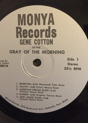 Gene Cotton : In The Gray Of The Morning (LP, Album)