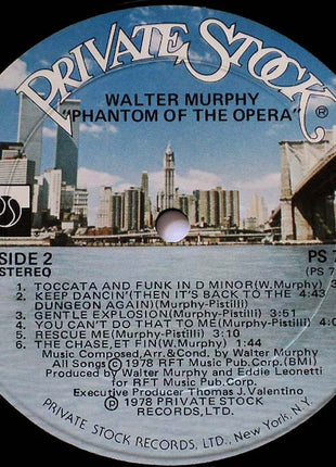 Walter Murphy : Phantom Of The Opera (LP, Album, PRC)