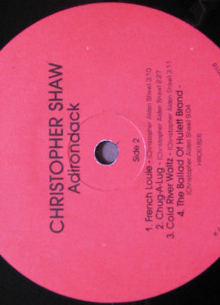 Christopher Shaw (3) : Adirondack (LP, Album)