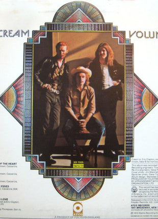 Cream (2) : Live Cream Volume II (LP, Album, Mon)