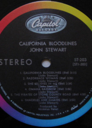 John Stewart (2) : California Bloodlines (LP, Album, Scr)