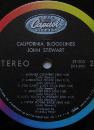 John Stewart (2) : California Bloodlines (LP, Album, Scr)