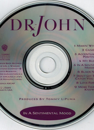Dr. John : In A Sentimental Mood (CD, Album, Club, Col)
