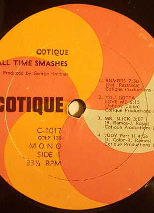 Various : Cotique All-Time Smashes  (LP, Comp, Mono)