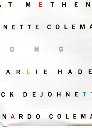 Pat Metheny / Ornette Coleman : Song X (CD, Album)