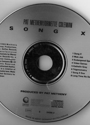 Pat Metheny / Ornette Coleman : Song X (CD, Album)