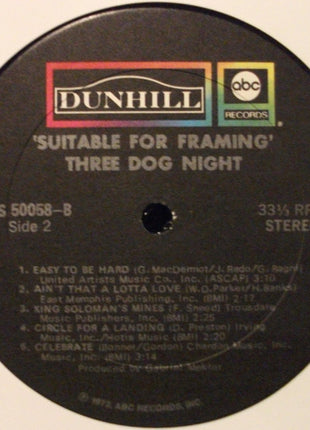Three Dog Night : Suitable For Framing (LP, Album, Club, RE, Gat)